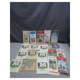 Vintage Maps and Stamp Books