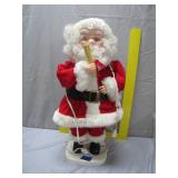 Animated Santa Claus With Microphone