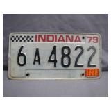 1979 Indiana License Plate 6A4822