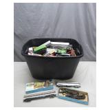 Large Mixed Lot of Model Train Parts and Cars