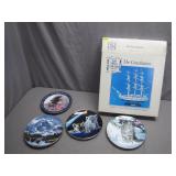 Commemorative Plates and Ship Model