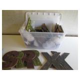 Wooden Alphabet Printing Blocks