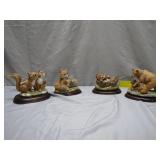Homco Masterpiece Porcelain Animal Figurines,...