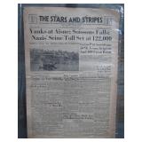 WWII Stars & Stripes Newspaper, Aug 30 1944