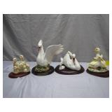 Homco Masterpiece Porcelain Waterfowl Figures