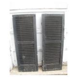 Pair of Antique Wooden Shutters