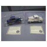 Chevy Master and Coupe Diecast Pair with COAs