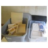 Large Lot: Wooden Boxes and Stretched Canvases