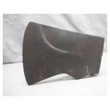 Forged Iron Axe Head with Rustic Charm