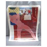 Large Multicolor Collage Art Print