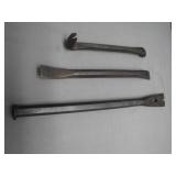 3 Vintage Pry Bars