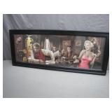 Framed Print Featuring Iconic Figures