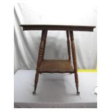 Square Table with Ball and Claw Feet