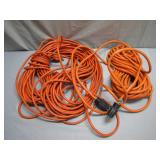 Heavy-Duty Orange Extension Cords