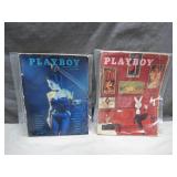 January & April 1963 Playboy Magazines