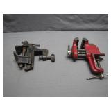 Early Metal Bench Vises, USA-Made