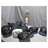 US Navy Caps with Display Rack