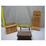 Decorative Boxes and Plaque Set