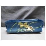 Roseville 1393-8" Planter in Blue Floral Design