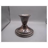 Vintage Weighted Sterling Silver Candlestick