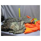 Hunting Gear with Camo and Blaze Orange