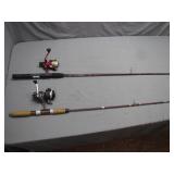 Two Fishing Rods with Reels