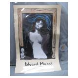 Edvard Munch Exhibition Poster, 1990