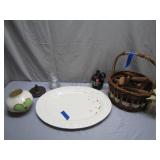 Eclectic Collection: Basket, Vase, and More