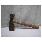 Rustic Dual-Function Metal Hammer