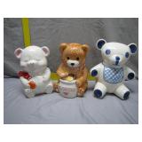 3 Bear Cookie Jars