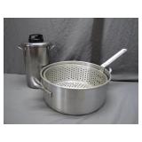 Stainless Steel Stock Pot And Steamer Set