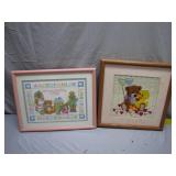 Framed Cross-Stitch Pieces