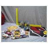 NFL-Themed Lot With Collectibles and Gear