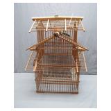 Wooden Multi-Level Birdcage With Pagoda Roof