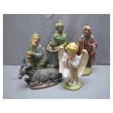 Hand-Painted Nativity Figurine Set