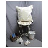Coastal Decor Set with Mosaic Table