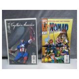 Captain America and Nomad Issue Pair