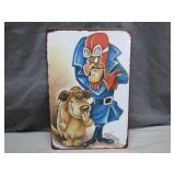 Dick Dastardly and Muttley Wall Sign