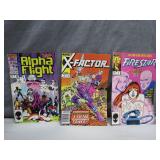 3 Marvel Comic Books 1980s