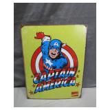 Marvel Captain America Metal Sign