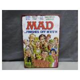 MAD MASH Tin Sign in Retro Style