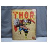 Thor Metal Sign Comic Sign