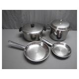 Stainless Steel Cookware Set with Mixed Brands