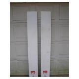 10x72 Dorfile White Wood Shelves