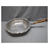 Silverplated Serving Pan with Ornate Rim