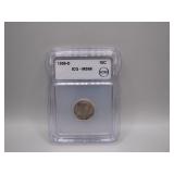 1956-D Roosevelt Silver Dime, ICG MS66