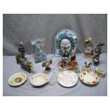 Figurines, Plates, and Decor Set