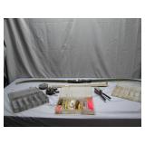 Bowfishing Lot With Lures and Reel