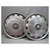 Classic Automotive Hubcaps, 16-Inch