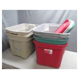 Storage Totes in Various Sizes